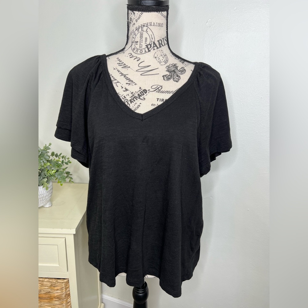 Rafaella Flutter Raglan Sleeve Top